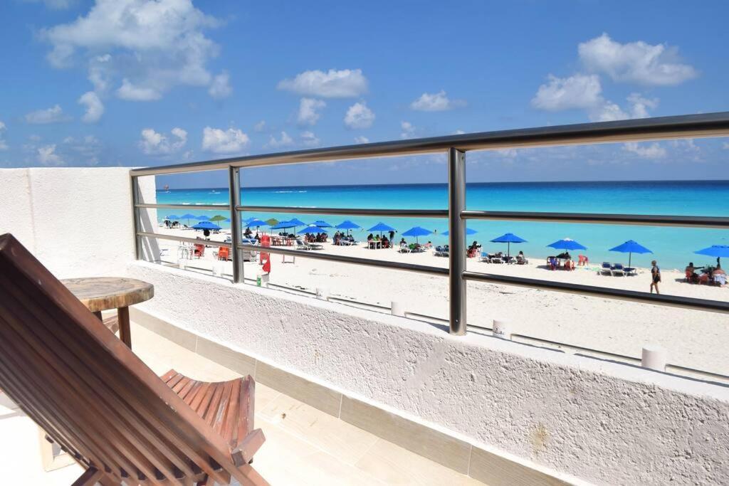Ocean Front Villa Marlin, Best Location In Hotel Zone #109 Cancun Bagian luar foto