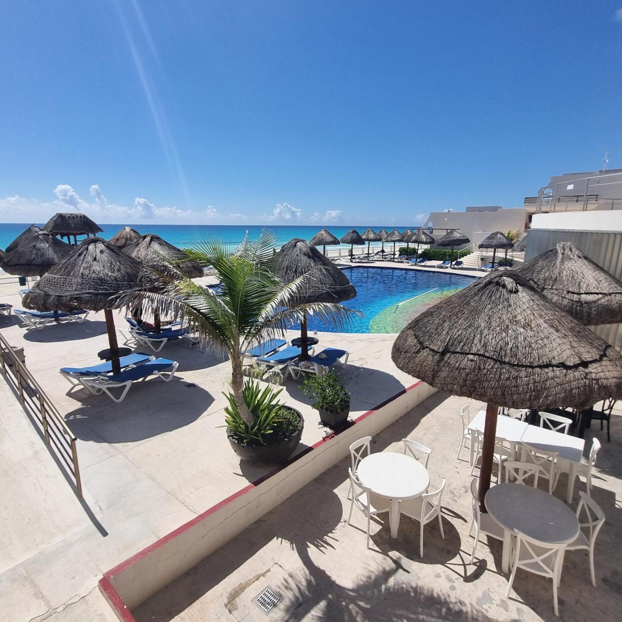 Ocean Front Villa Marlin, Best Location In Hotel Zone #109 Cancun Bagian luar foto